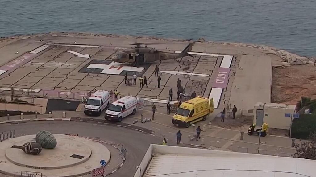 פינוי החיילים שנפצעו לבית החולים