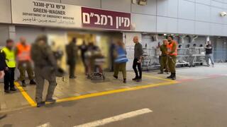 פינוי לוחמים שנפצעו בלבנון לבית החולים רמב"ם 