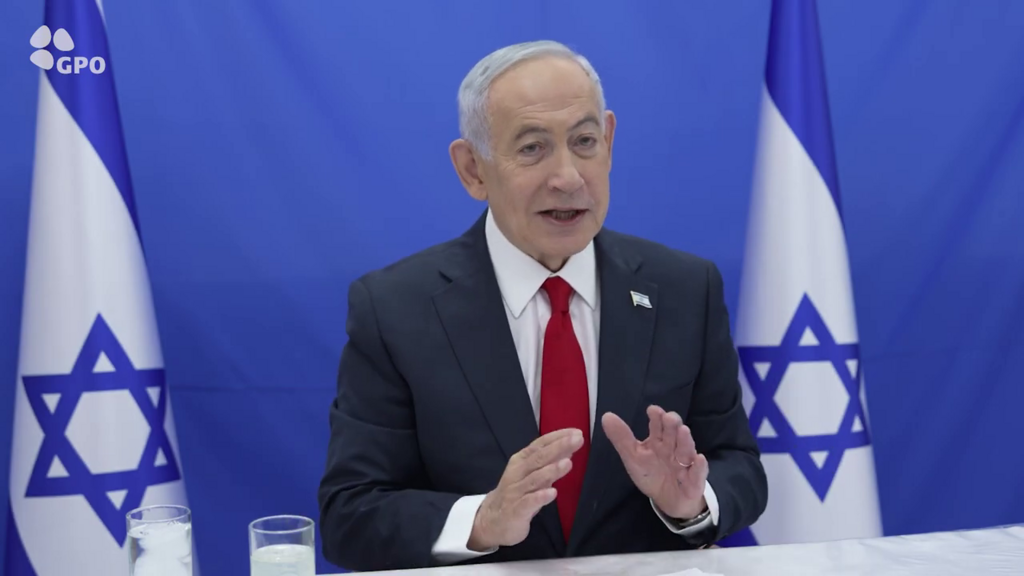  ראש הממשלה נתניהו בשיחת זום עם ראשי הרשויות המקומיות