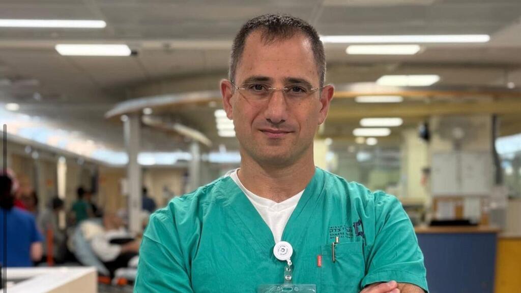Dr. Gal Pachis, head of emergency medicine and director of the emergency hospital (Photo: Shaare Zedek Medical Center) ד"ר גל פחיס - המרכז רפואי שערי צדק