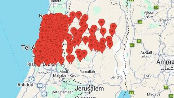 Тревога в центре Израиля (Фото: Cumta) Тревога в центре Израиля