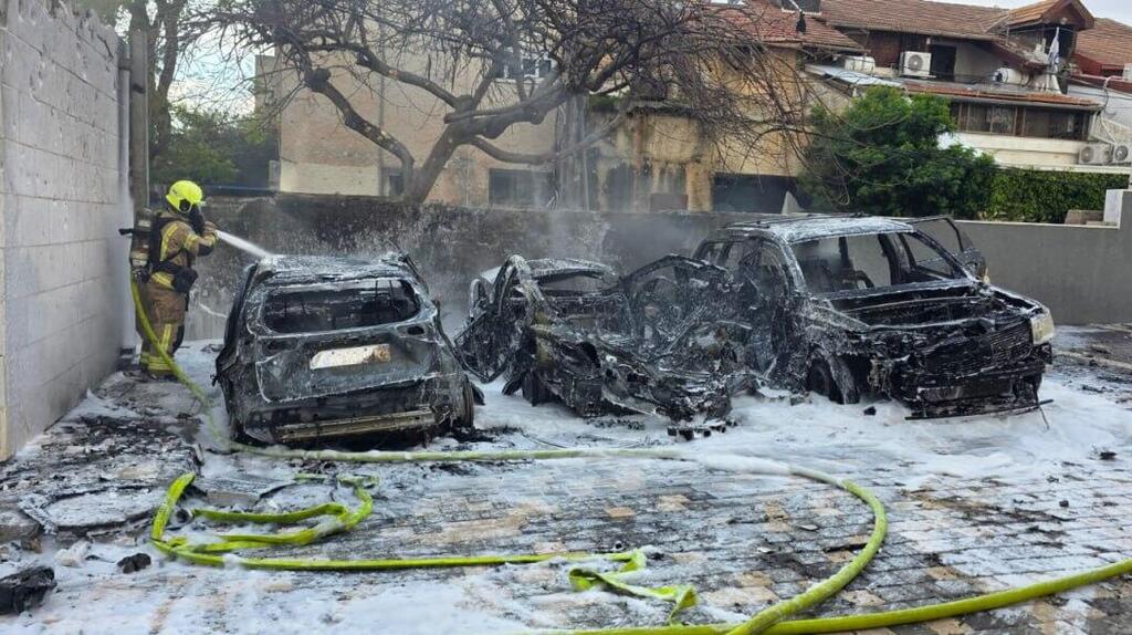 זירת הפגיעה בנהריה