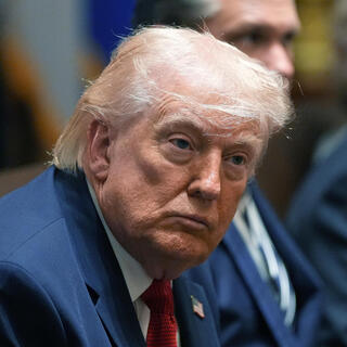 נשיא ארה"ב דונלד טראמפ בישיבת קבינט