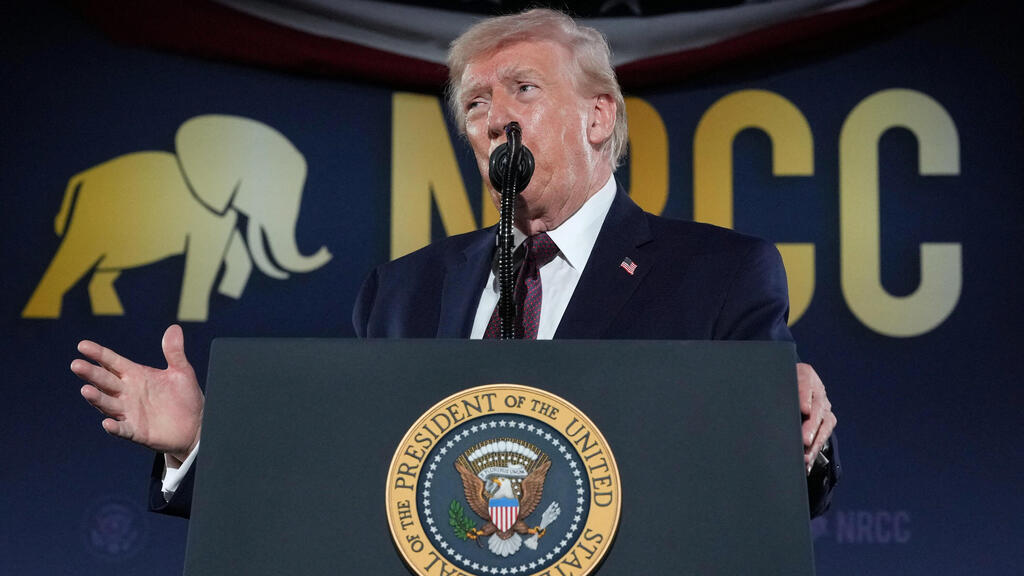 U.S. President Donald Trump (Photo: Ken Cedeno/ Reuters) טראמפ באירוע בוושינגטון