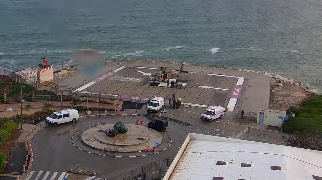 פינוי הפצועים לבית החולים רמב"ם