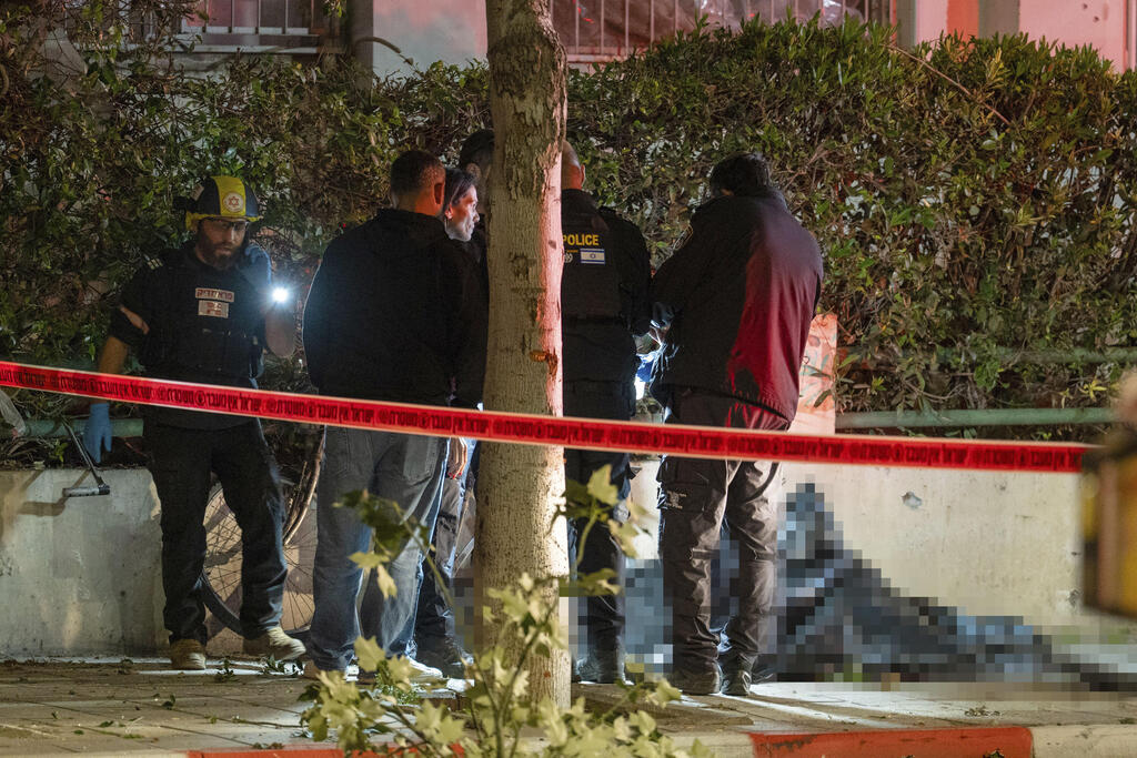 זירת הנפילה בתל אביב