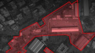 גרפיקה של מטה ארגון התעשיות הימיות של איראן שהותקף