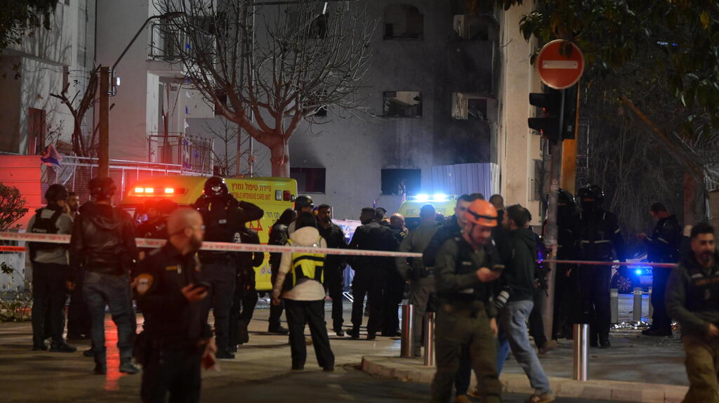 זירת הנפילה הקטלנית בתל אביב