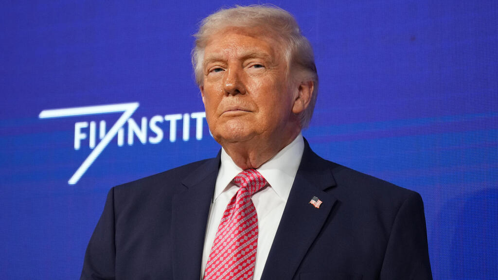 US President Donald Trump (Photo: Mark Schiefelbein/ AP) נשיא ארה"ב דונלד טראמפ בפלורידה