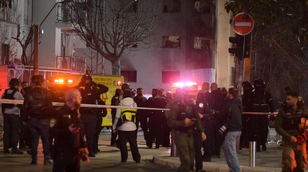 זירת הנפילה בתל אביב