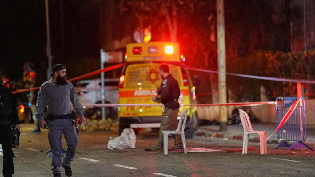 זירת הנפילה בתל אביב