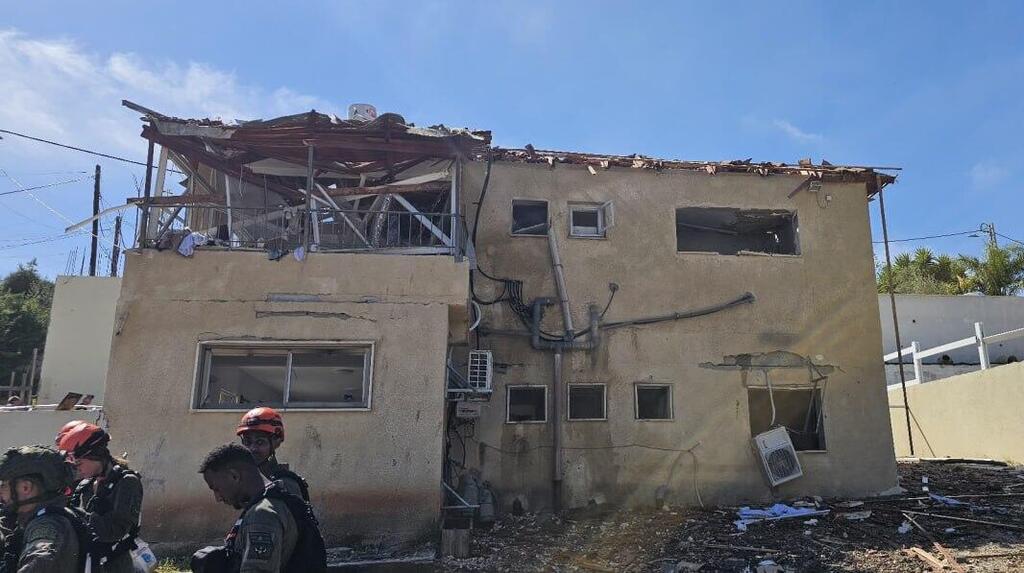 זירת הפגיעה באשתאול