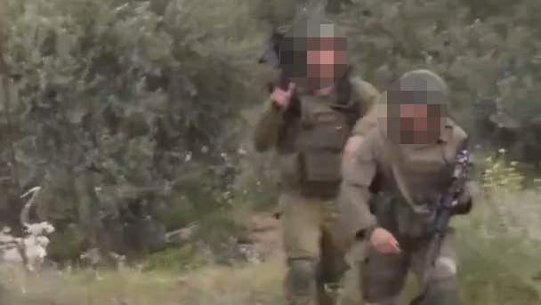 תיעוד מתקיפת הפלסטינים בכפר תיאסיר  