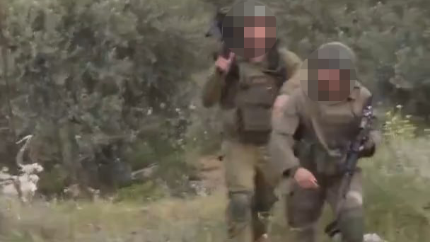 תיעוד מתקיפת הפלסטינים בכפר תיאסיר  