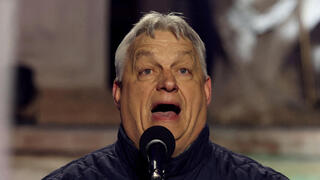 ויקטור אורבן בעצרת תמיכה