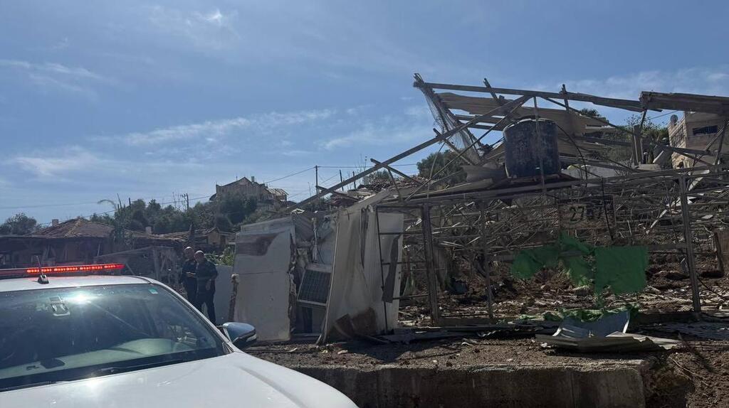 זירת הפגיעה באזור בית שמש