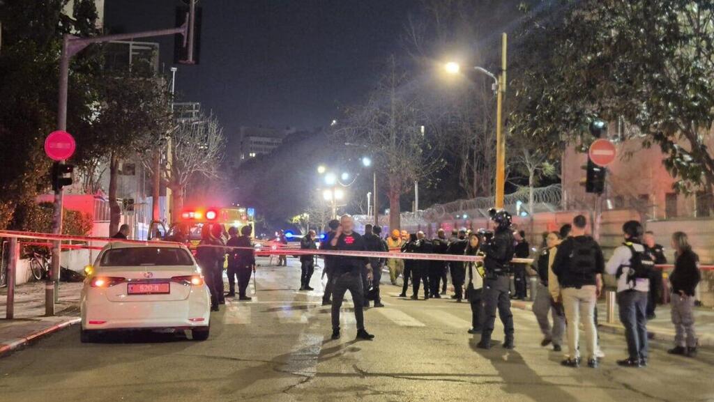 זירת הנפילה בתל אביב