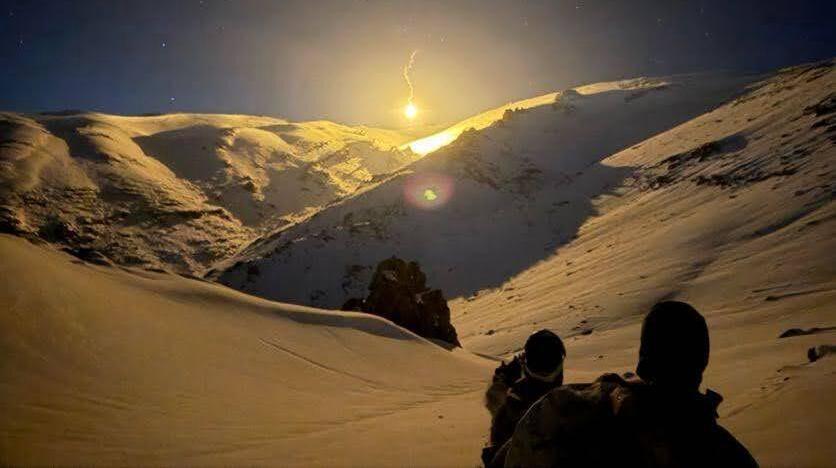 יחידת האלפיניסטים חוצה מסוריה ללבנון