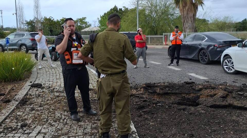שברי יירוט באזור הקריות