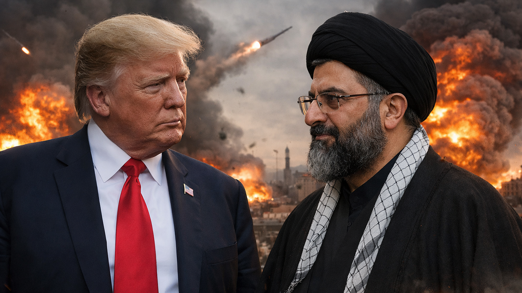 Дональд Трамп и Муджтаба Хаменеи 