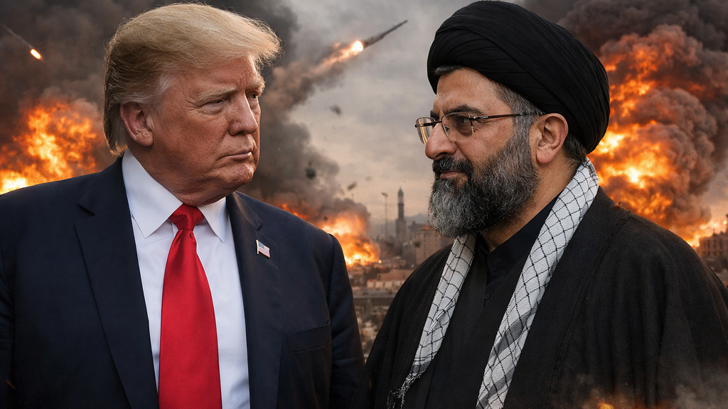 Дональд Трамп и Муджтаба Хаменеи 