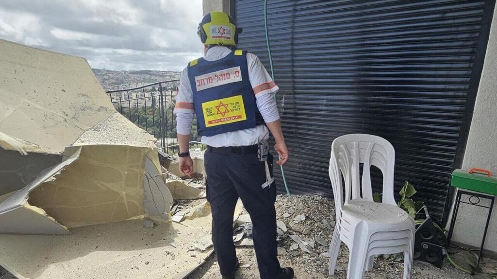 נזק לבית בקריית אתא