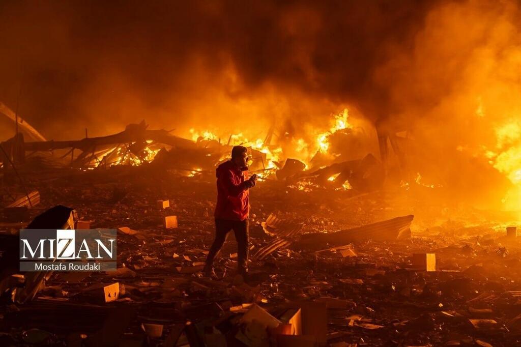 מפעל שהותקף בדרום טהרן