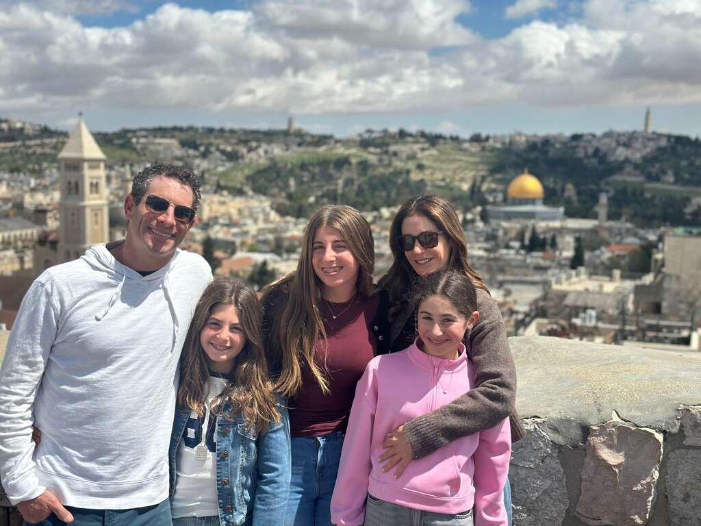 Andy and Melissa Cohen with their three daughters, Jerusalem, April 2025 (Photo: Courtesy Melissa Cohen) Andy and Melissa Cohen with their three daughters, Jerusalem, April 2025
