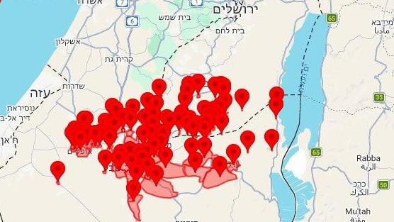Тревога на юге (Фото: Цофар) אזעקות