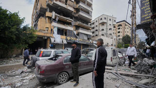 הושמדו "100 מגדלי טרור" בביירות; יורט שיגור לנהריה