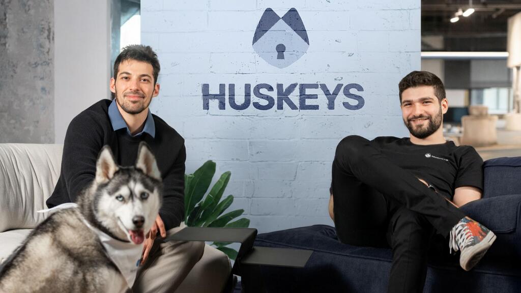 Huskey's CEO Itai Gafni and CTO Roy Weissfeld (Photo: Yair Glazer) Huskey's CEO Itai Gafni and CTO Roy Weissfeld