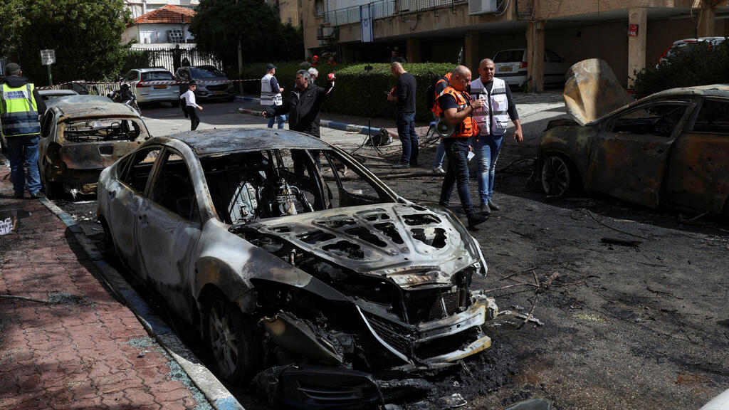 הרס בפתח תקווהכתוצאה מנפילת רסיס