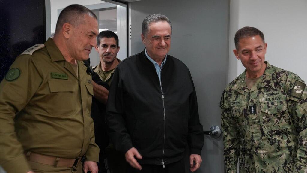 שר הביטחון ישראל כ"ץ, הרמטכ"ל אייל זמיר ומפקד סנטקום, אדמירל בראד קופר