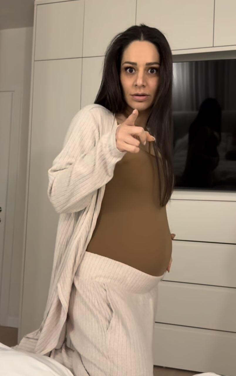 בשעה טובה! מעיין אדם מצפה (צילום מסך: אינסטגרם ) מעיין אדם הריון מרץ 2026