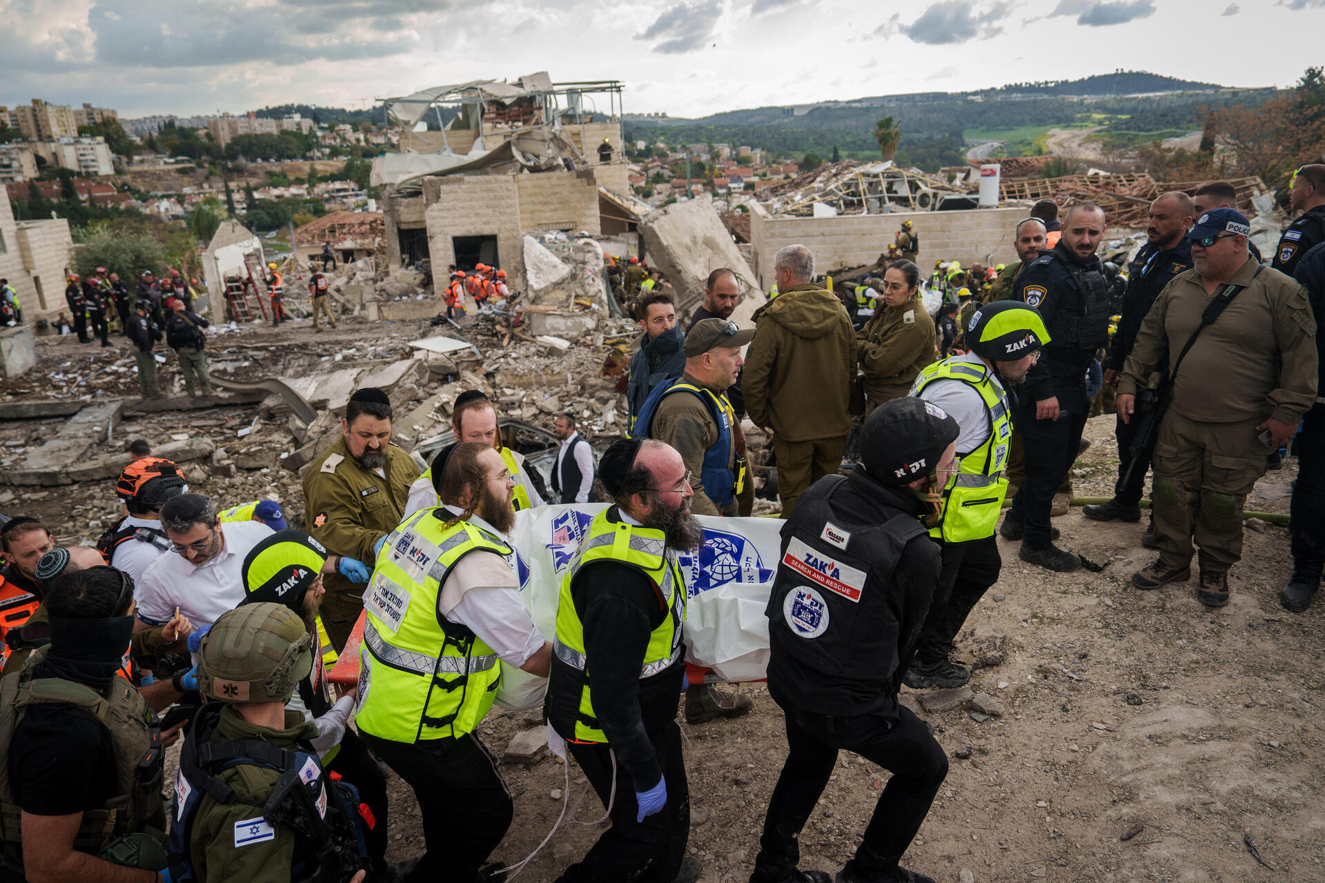 תשעה נרצחים במתקפת הטילים האיראנית בבית-שמש  
