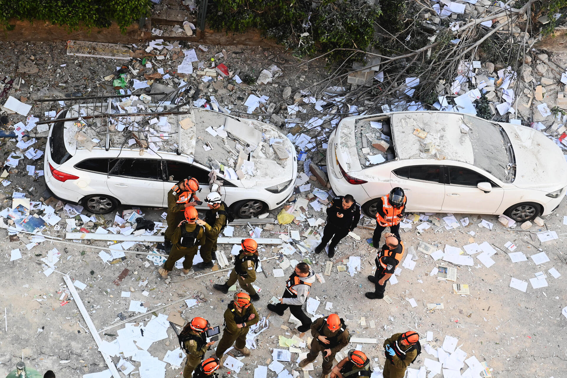 הרס רב ברמת-גן מטיל מצרר 