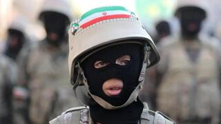 A member of Iranian volunteer militia (Basij) 