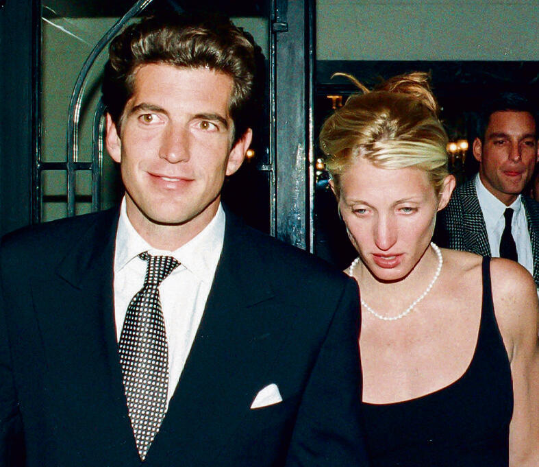 ג'ון ג'וניור ואשתו  קרולין בסט