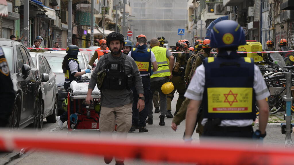 קריסה חלקית של מבנה בתל אביב