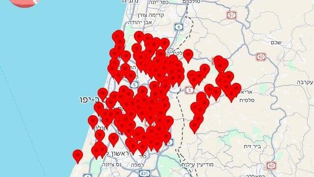 Тревога в центре Израиля (Фото: Цофар) התרעה מקדימה אזעקות