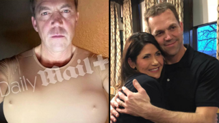 בריאון נואם בעלה של השרה לביטחון המולדת המודחת קריסטי נואם