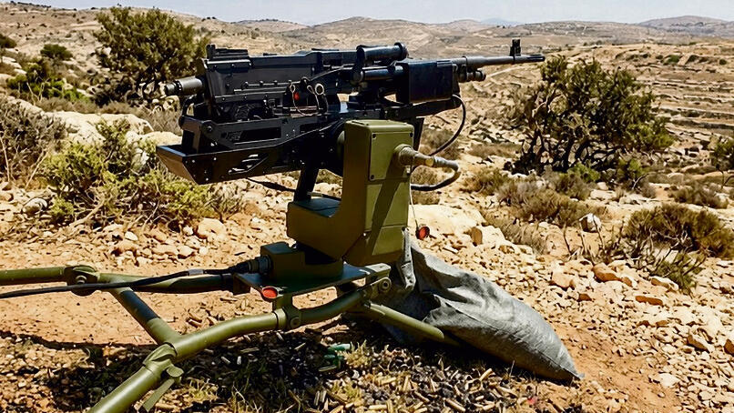 Precision strike: Smart Shooter weapon station (Photo: Smart Shooter) פגיעה מדויקת: עמדת נשק של Smart shooter