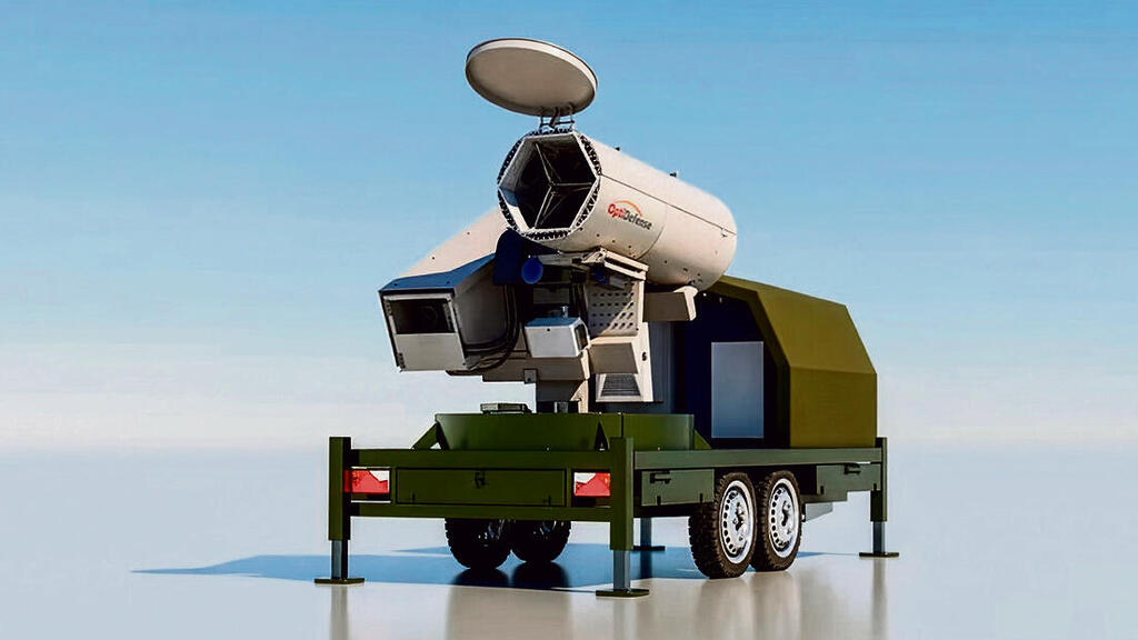 OptiDefense laser cannon: small budget, high-level protection (Photo: from the Opti-Defence website) תותח לייזר של אופטי דפנס. תקציב זעיר, הגנה גבוהה