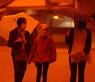 סופת חול ביוון