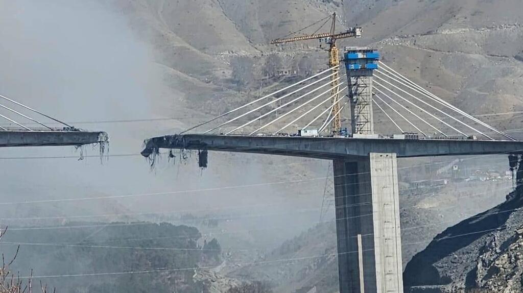 הגשר שהותקף באיראן