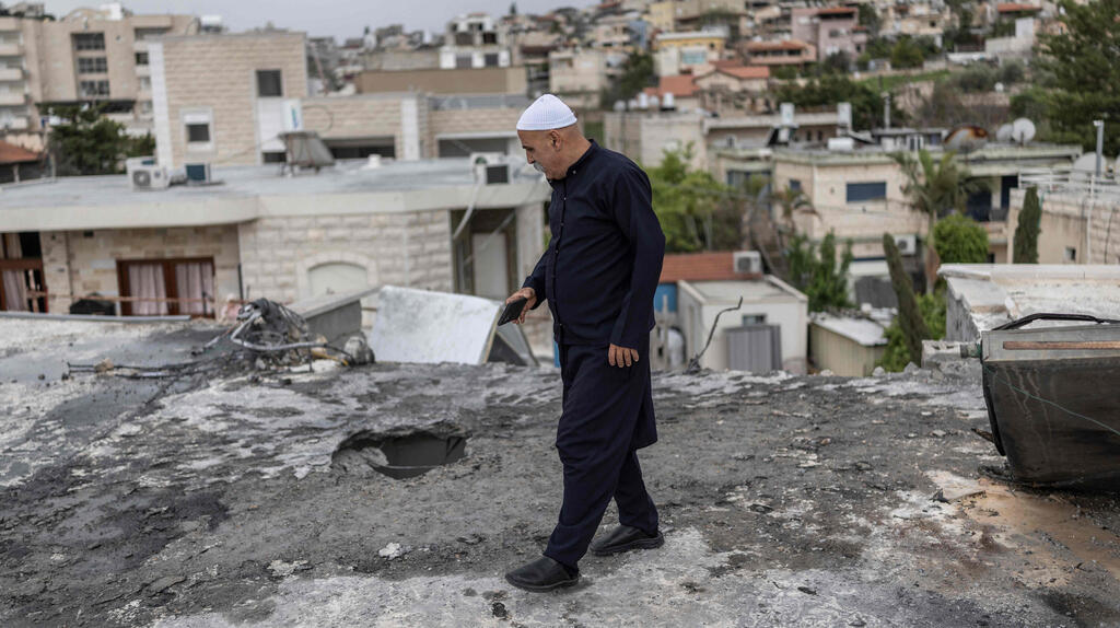 נזק בשפרעם משברי יירוט