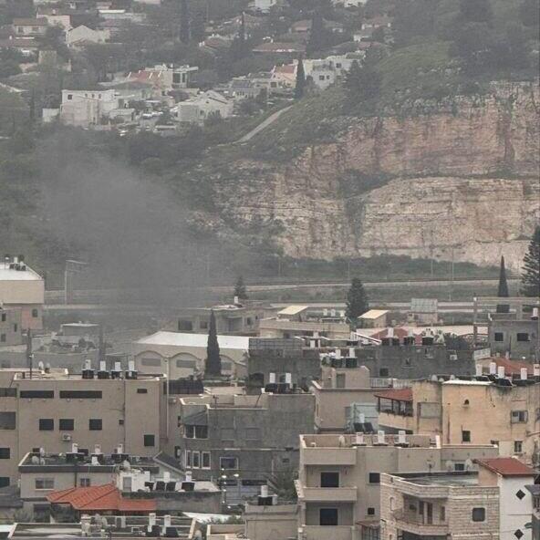 Missile fragments land in Bana, northern Israel נפילה בשטח פתוח בבענה
