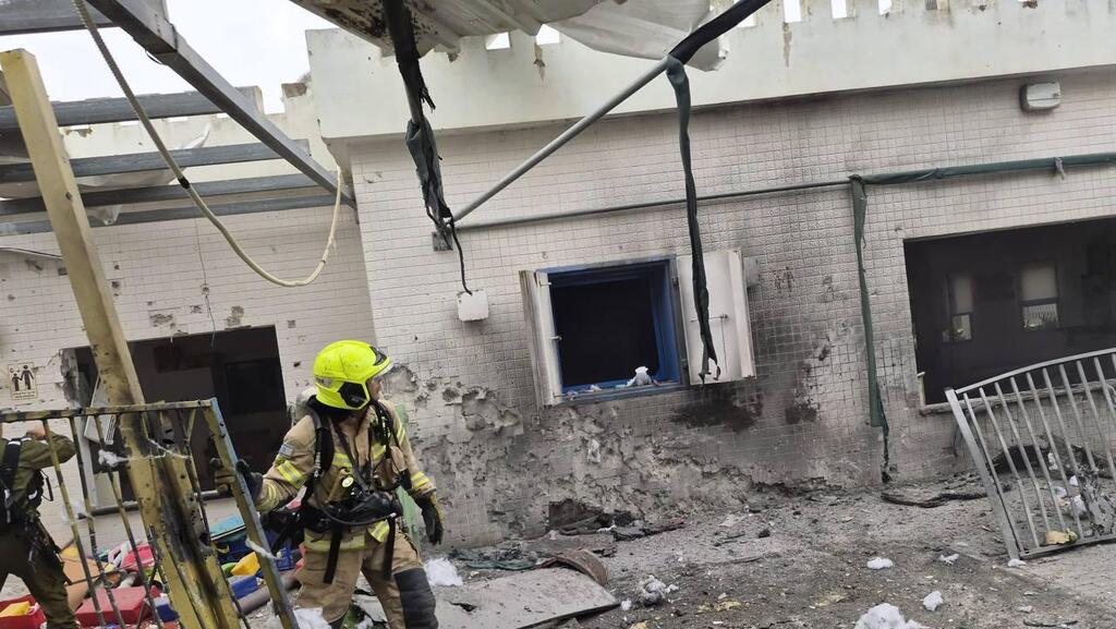 פגיעה בגן ילדים בנהריה