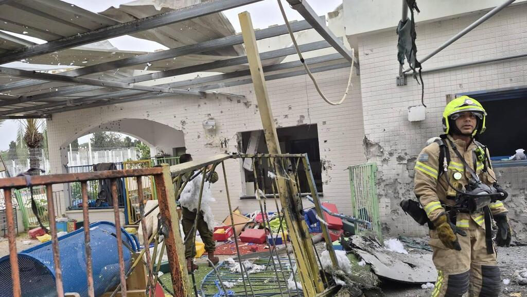 פגיעה בגן ילדים בנהריה