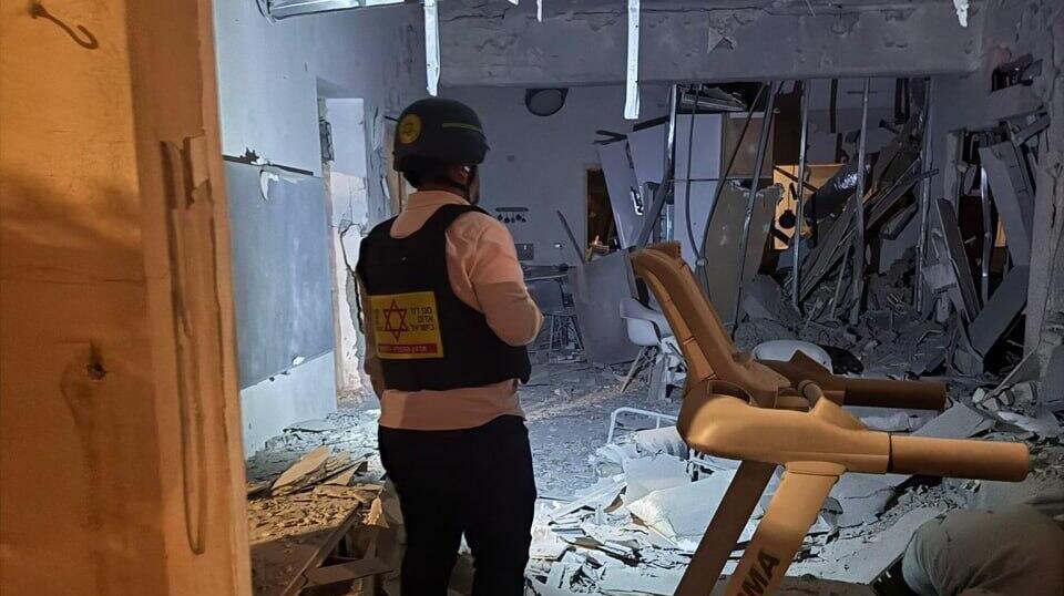 זירת הנפילה ברמת גן 